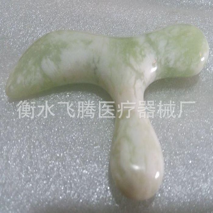 天然岫玉玉石按摩棒 穴位按摩棒 點穴棒 經絡按摩 足部電療棒撥筋工廠,批發,進口,代購