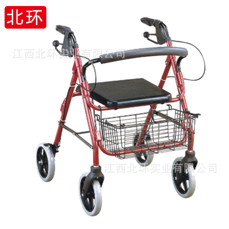 廠傢直銷正品助行器老人購物車助步車助行車 帶四輪帶座工廠,批發,進口,代購