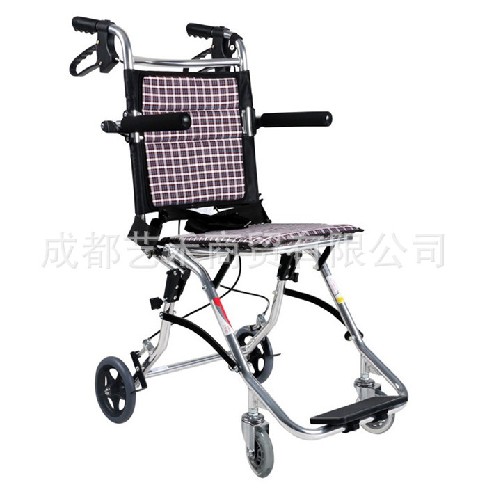 魚躍輪椅車1100 鋁合金折疊 輕便旅遊輪椅老人殘疾人便攜代步車批發・進口・工廠・代買・代購