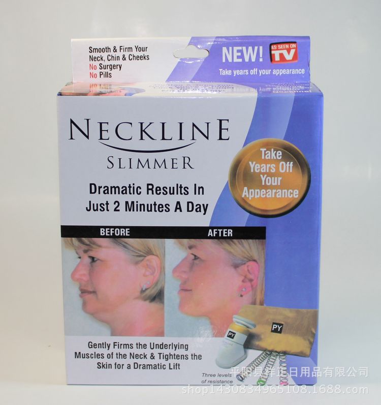 neckline slimmer 下巴按摩器 瘦臉工具下巴去肉器 彩盒裝TV產品工廠,批發,進口,代購