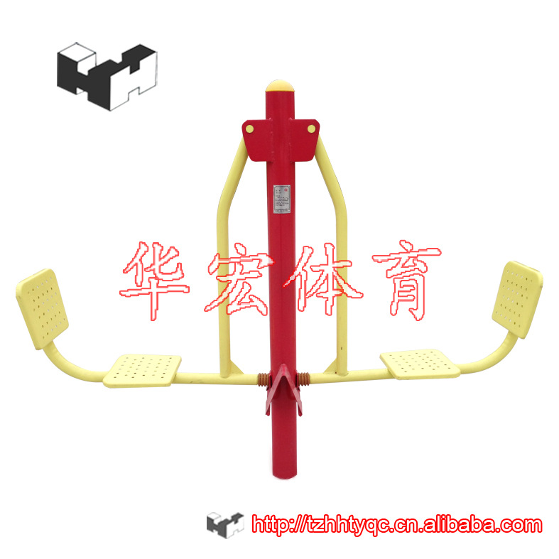 廣場/公園/小區專用 室外健身路徑 戶外健身器材：雙人蹬力器工廠,批發,進口,代購