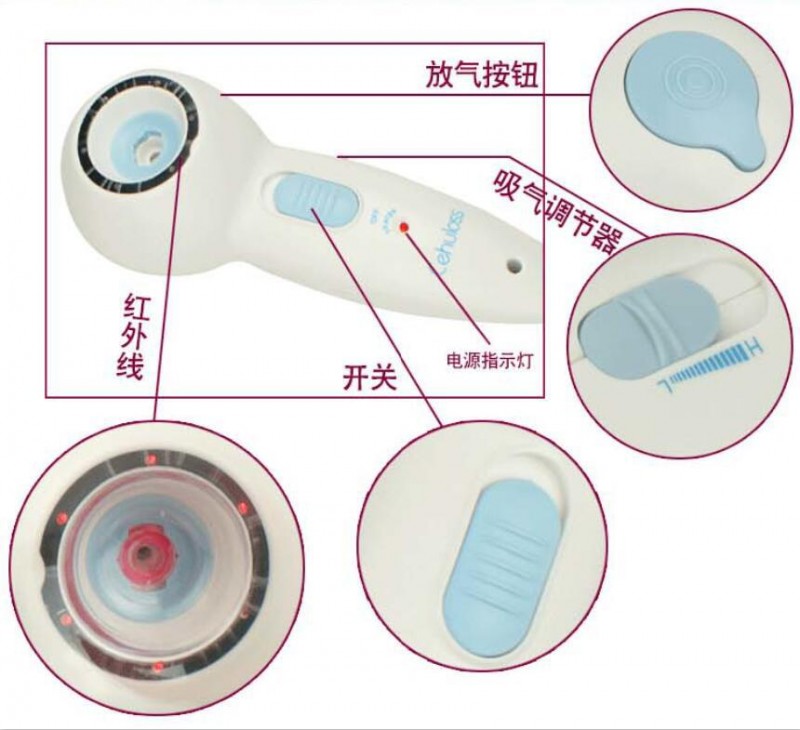 按摩健胸器 傢用美胸機 紅外線豐胸機 電動乳房按摩機工廠工廠,批發,進口,代購