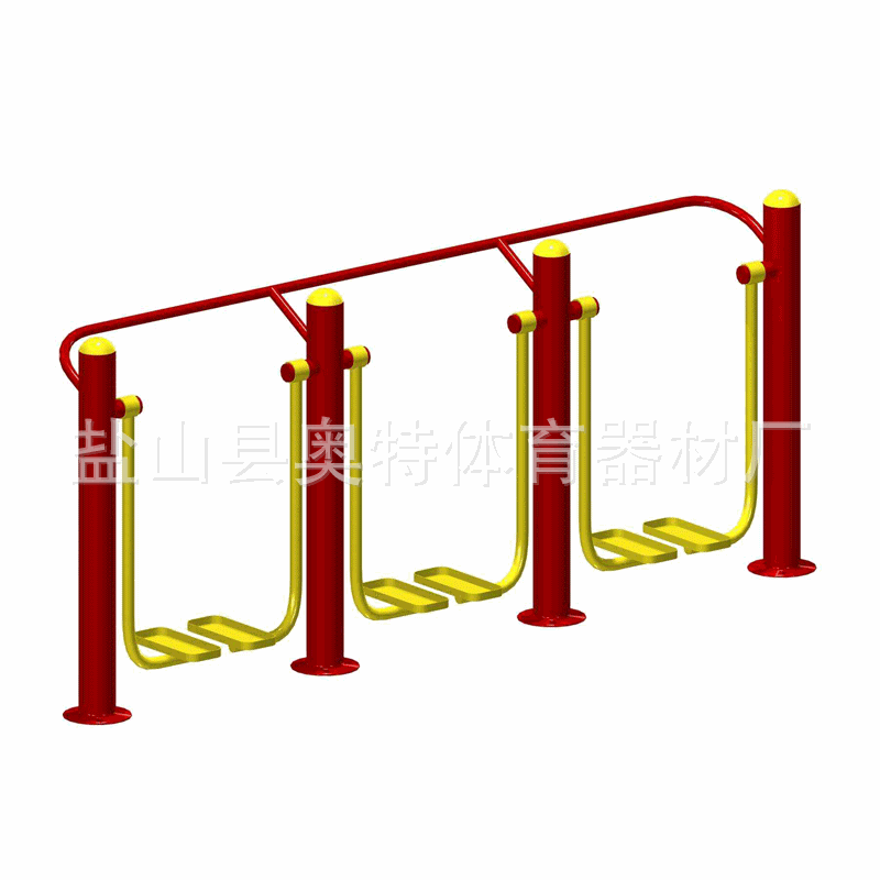廠傢供應 戶外健身器材系列  AT-4147 三人漫步機 三位太空漫步機工廠,批發,進口,代購