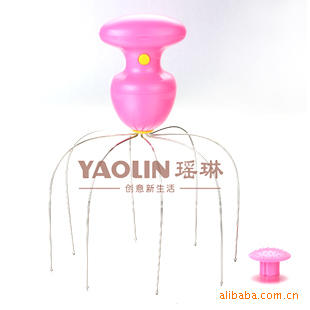 廠方直銷, 頭部按摩器，10根按摩器,手持電動按摩器，工廠,批發,進口,代購