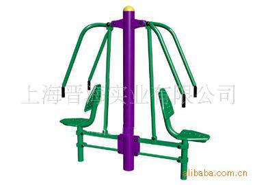 FST-LJ-075雙人坐推訓練器 室外健身器材批發・進口・工廠・代買・代購