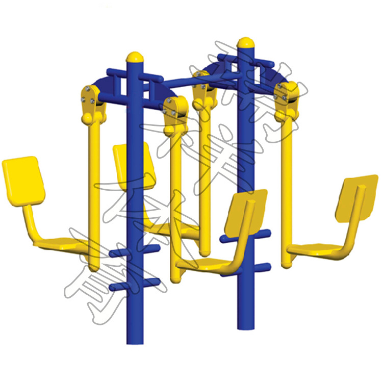 新國標 四位坐蹬訓練器小區戶外健身路徑 室外健身器材 低價促銷工廠,批發,進口,代購