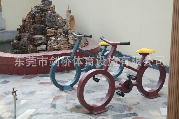 大湧學校烤漆防銹健身器材 廣場雙人漫步機價格 動感單車 jianqi工廠,批發,進口,代購