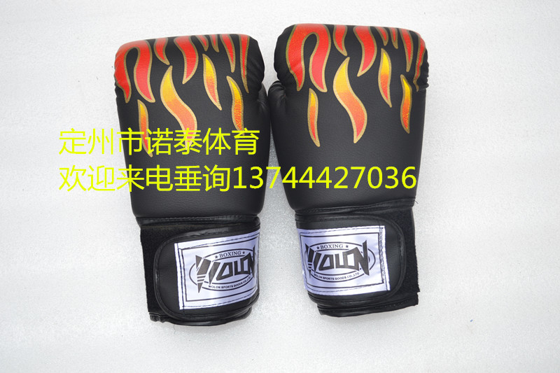 廠傢直銷 出口品質 高級仿皮拳擊手套 PU火焰拳擊手套批發・進口・工廠・代買・代購