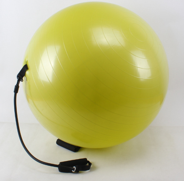 廠傢供應 多功能帶拉繩55cm瑜伽球 花生健身球 普拉提平衡球定製批發・進口・工廠・代買・代購