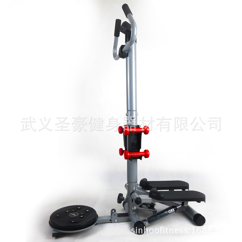 多功能扶手踏步機 液壓靜音踏步機送小啞鈴扭腰盤多功能踏步機工廠,批發,進口,代購
