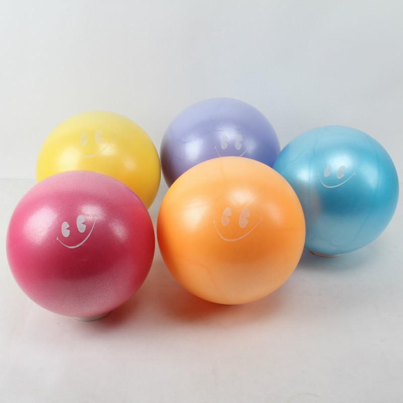 2017新款迷你瑜伽球22cm環保PVC麥管球 平衡健身球體操球logo定製工廠,批發,進口,代購