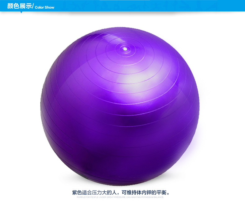廠傢直銷紫色65號瑜伽球健身球體操球工廠,批發,進口,代購