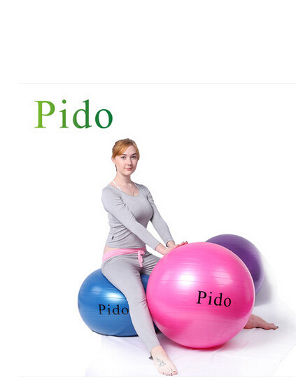 派度Pido防爆pvc瑜伽球65cm加厚平衡運動健身塑形球批發・進口・工廠・代買・代購