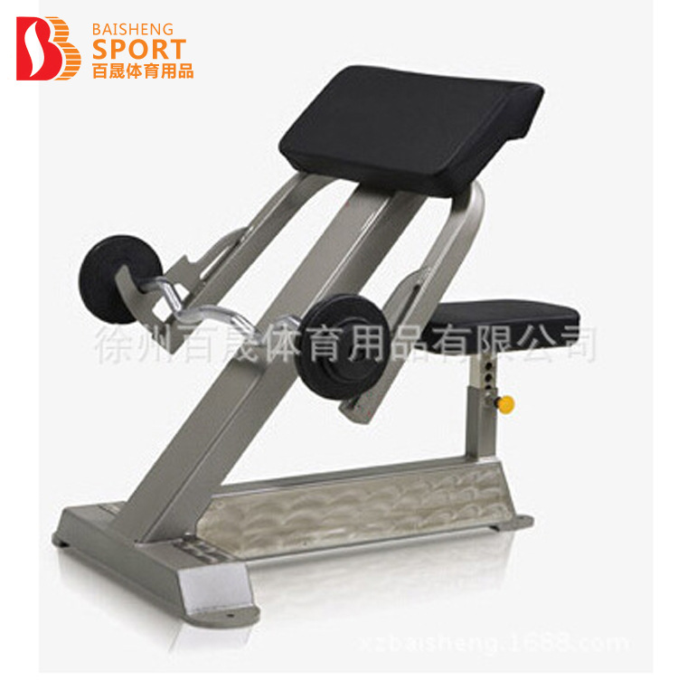 徐州百晟健身房商用器材 BS-A-3033二頭肌練習椅二頭肌架三頭肌批發・進口・工廠・代買・代購
