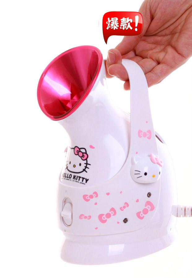 爆款Hello  Kitty  蒸臉器KT貓美容噴霧負離子補水機傢用美容機批發・進口・工廠・代買・代購