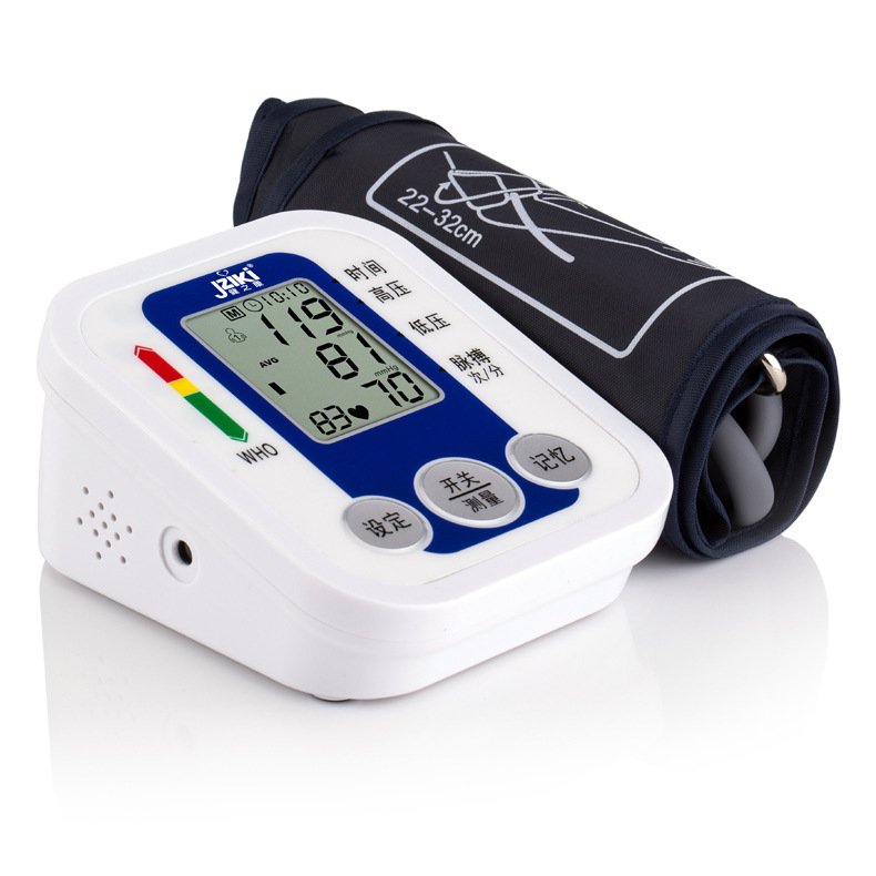 廠傢批發中英文電子語音便攜式血壓計傢用臂式血壓測量機健康禮品工廠,批發,進口,代購
