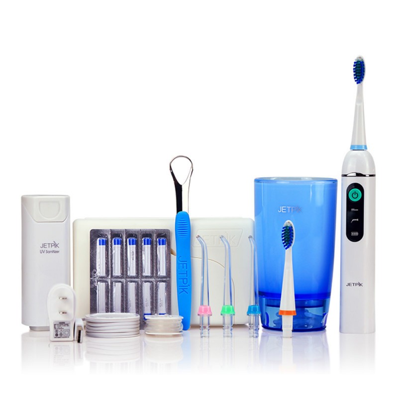 JETPIK便攜式多功能聲波電動牙刷含雙線沖牙器功能洗牙器牙刷一體批發・進口・工廠・代買・代購