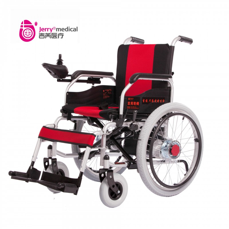 吉芮電動輪椅可折疊輕便老人手推車老年人殘疾人便攜輪椅車代步車工廠,批發,進口,代購