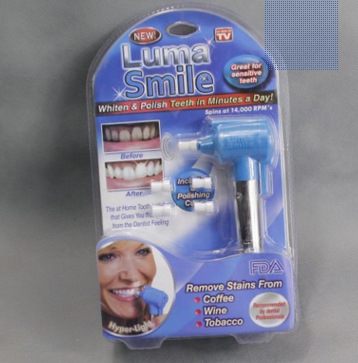 TV新品 Luma Smile 牙齒拋光機 橡膠頭牙齒美白機 牙刷機 潔牙器工廠,批發,進口,代購