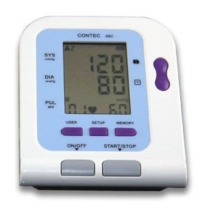 康泰臂式電子血壓計CONTEC08C 黑白屏 傢用電子血壓計批發・進口・工廠・代買・代購