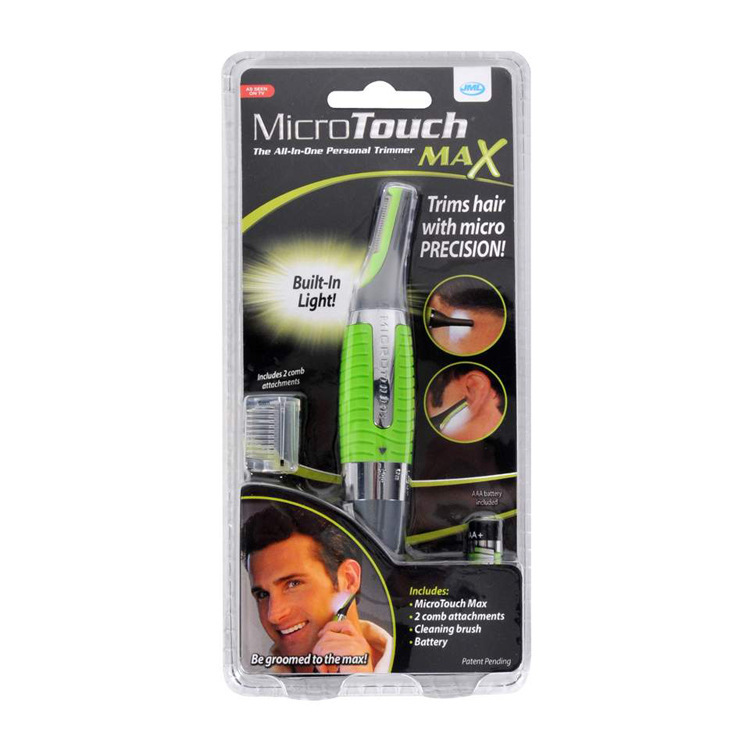 現貨熱銷micro touch max男士多功能剃毛器毛發剪修器帶燈剃須刀工廠,批發,進口,代購