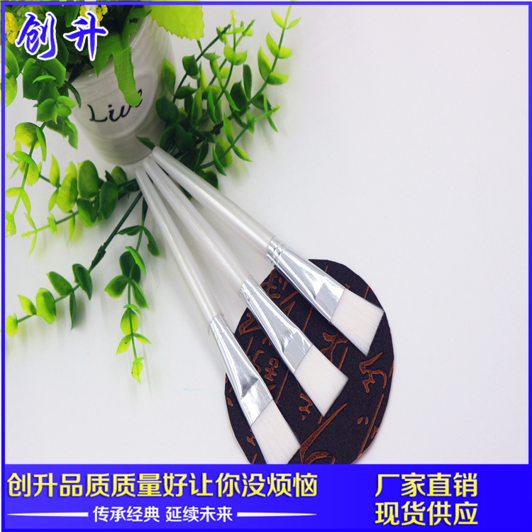 美容小工具 做麵膜工具 高級水晶麵膜刷批發 長15cm 透明桿批發・進口・工廠・代買・代購