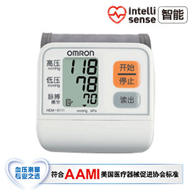 Omron/歐姆龍 傢用手腕式智能電子血壓計HEM-6111測量血壓機器工廠,批發,進口,代購