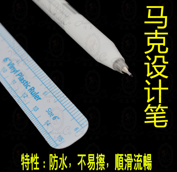 韓國半永久材料 定型眉 形筆劃 線筆 雙頭馬克筆 韓式半永久紋繡工廠,批發,進口,代購