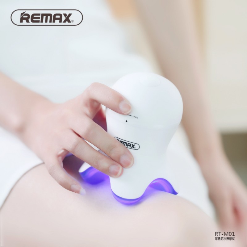 REMAX/睿量章魚按摩機充電便捷式防水人體工程高頻微震迷你按摩機批發・進口・工廠・代買・代購