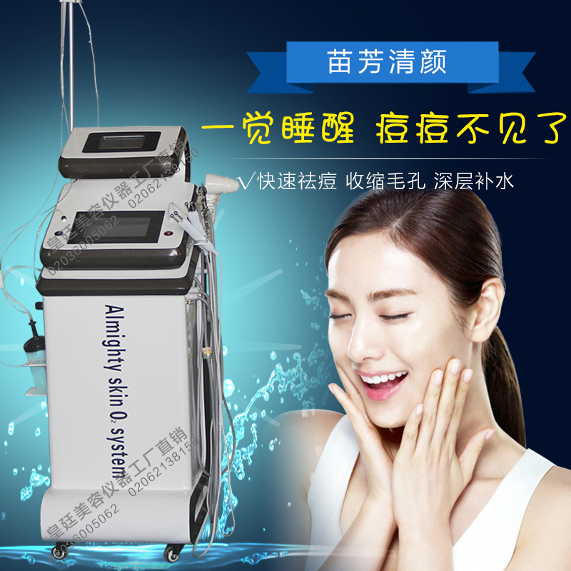 雙屏水氧嫩膚機HT-7000A皮測/清潔/補水/皮膚護理管理批發・進口・工廠・代買・代購